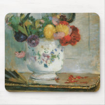Dahlias Impressionism Mousepad