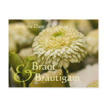 Dahlie • Save the Date Postkarte postcards
