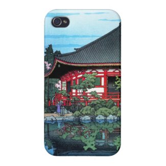 Daigo Denpo Temple Kyoto Hasui Kawase hanga iPhone 4 Cases