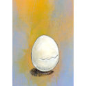 Daily Art 3/11/09 - Cracking egg. card