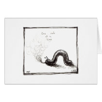 Daily Art 3/9/09 - Smoking inch worm! cards by SimpleTerms Daily Art 3/9/09 - Smoking inch worm! cards