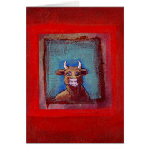 DAILY ART unsatisfied disappointed Mad Cow fun ART cards