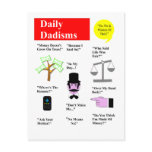 Daily Dadisms Postcard
