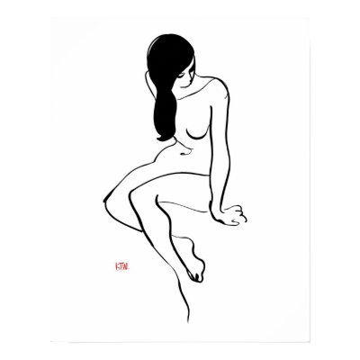 Daily Figure Fine Art Archival Print by kyletwebster