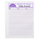 Daily Journal lifestyle change page Personalized Flyer