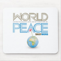 DAILY WORD®  “World Peace” Mouse Pad