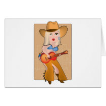 Dainty Cowgirl cards