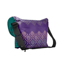 Dainty Damask Courier Bags