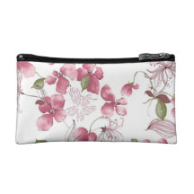 Dainty Floral Bag Makeup Bags