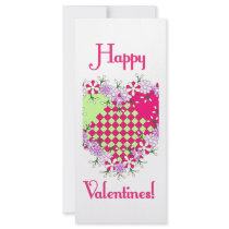 Dainty Happy Valentines! Custom Rack Cards