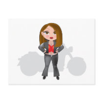 Dainty Motorcycle postcards