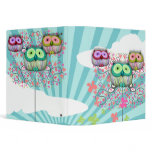 dainty perched owls binders