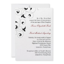 Dainty Vine Wedding Invitation by InvitationsByChrissy Dainty Vine Wedding Invitation