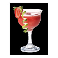 Daiquiri Strawberry POSTER Print print