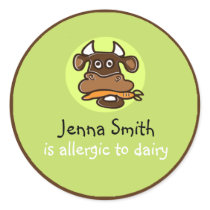 Dairy Allergy Customizable Sticker stickers