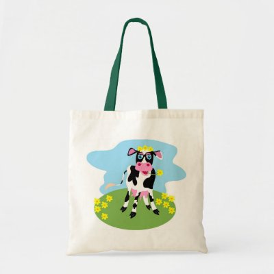 Dairy Cow Canvas Bag