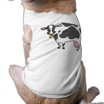 Dairy Cow Cartoon pet clothing by konceptskritters Dairy Cow Cartoon pet clothing