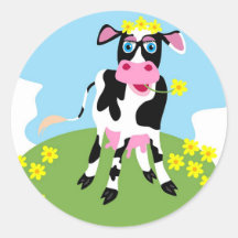 Dairy Cow Sticker