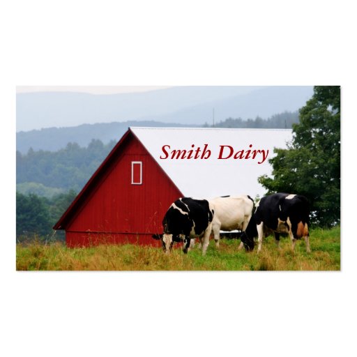 Dairy Farm Business Card Zazzle