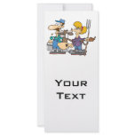 dairy farmers with silly cow cartoon rack cards