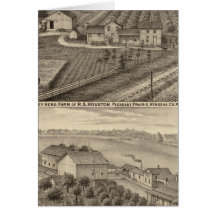 Dairy farms of RS Houston and WC White Card