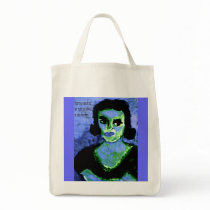 Dairy Free Woman Art Painting by Taurusgal Canvas Bags