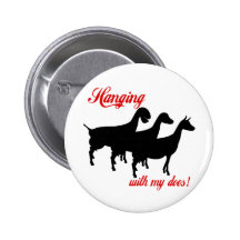 Dairy Goats Button