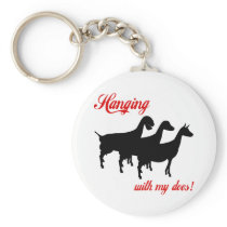 Dairy Goats Keychain