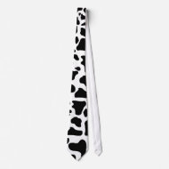 Dairy Man Cow Print Tie tie