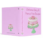 Dairy & Peanut Free Recipes~Allergies Cook Book binders