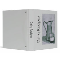 Dairy recipes binder