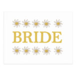 Daisies Bride T-shirts and Gifts Post Card