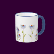 DAISIES by SHARON SHARPE mugs