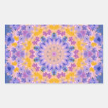 Daisies fractals - mandala sticker