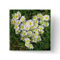 Daisies Hart 2 buttons by KLaima Daisies Hart 2 buttons