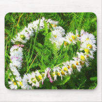 Daisies Hart mousepads