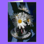 Daisies in Flower Design Bowl Greeting Card cards