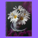 Daisies in Flower Design Bowl Notebook notebooks