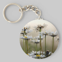 Daisies In The Fog Keychain keychains