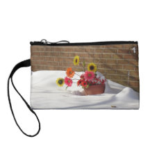 Daisies In The Snow Coin Wallets