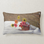 Daisies In The Snow Throw Pillow