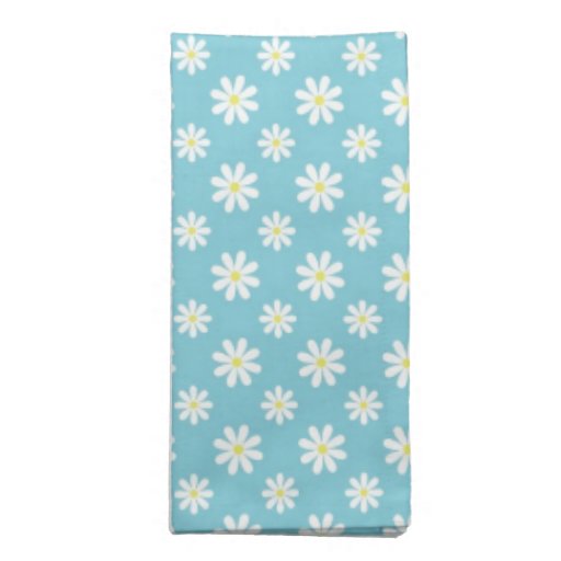 Blue Pattern Napkins | daisies on blue pattern cloth napkin zazzle Blue Pattern Napkins | daisies on blue pattern cloth napkin zazzle