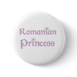 Daisies Romanian Princess Pinback Buttons