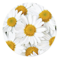 Daisies Round Sticker