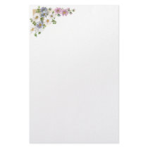 Daisies Victorian Trade Card stationery