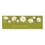 Daisies Wedding Party Table Place Card Business Cards