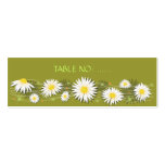 Daisies Wedding Party Table Place Card Simple