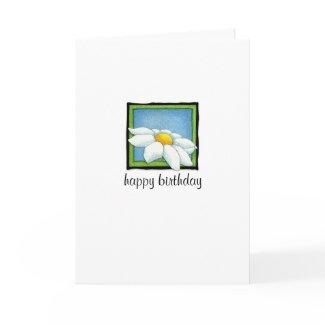 Daisy 2 Birthday Card card