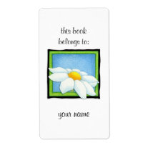 Daisy 2 Bookplate Label labels