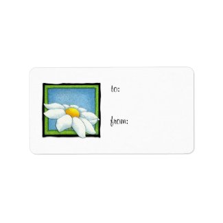 Daisy 2 Gift Tag Label label